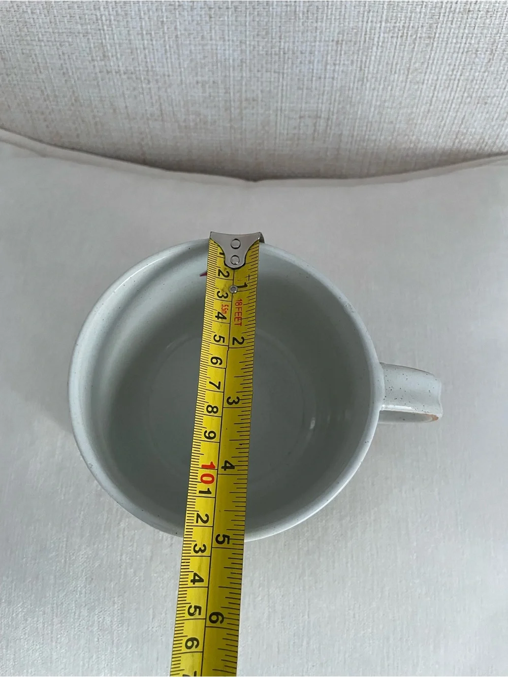 West Elm St. Jude Holiday Skier Stoneware Mug Soup Bowl Snow Trees Winter 28 oz